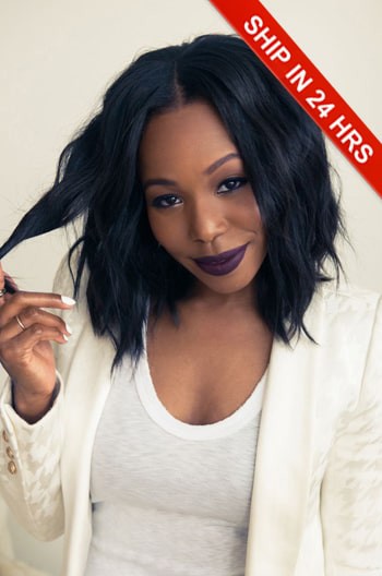 bob style human hair lace front wigs