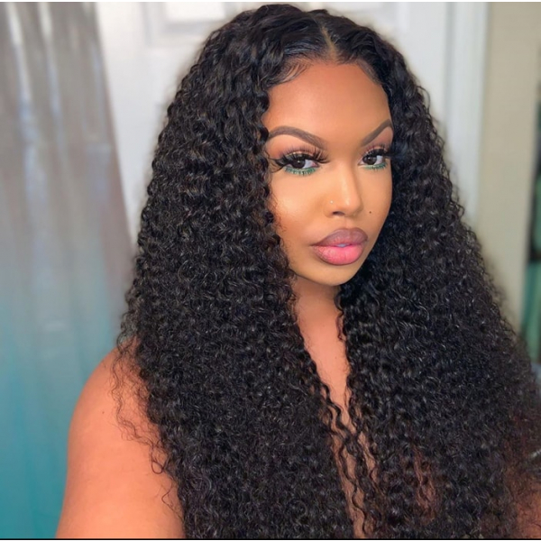 Curly Hair HD Undetectable 13x6 Large Lace Frontal Wigs