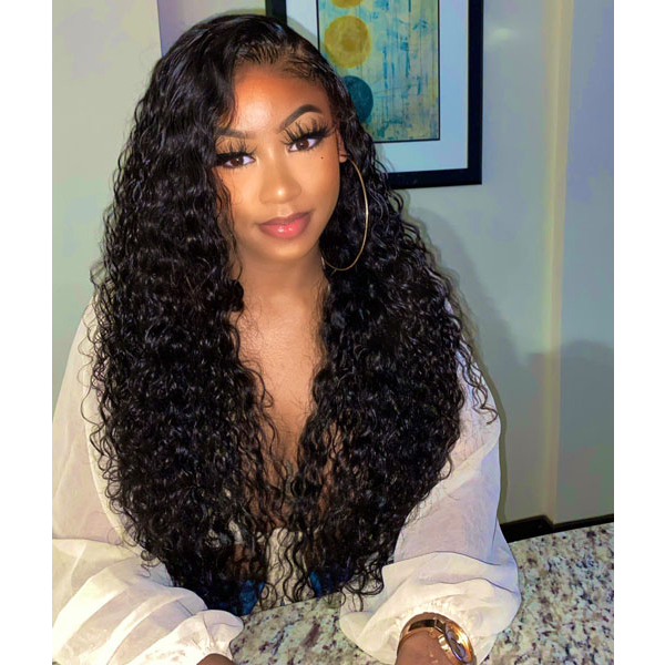 Wet Wavy Hair 13x4 Lace Frontal Wigs
