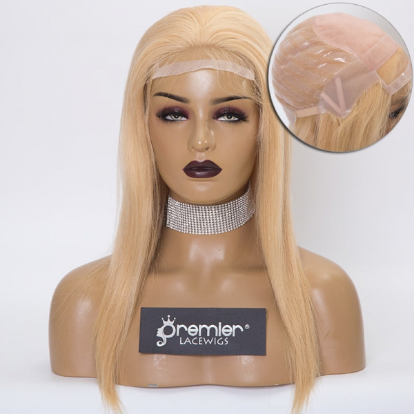 Custom Glueless Made Medical Wig Real Scalp Silk Top Full Lace Wigs with Non slip Silicone Brazilian Virgin Human Hair Silky Straight Premierlacewigs