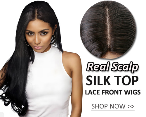 Silk Top Lace Front Wigs